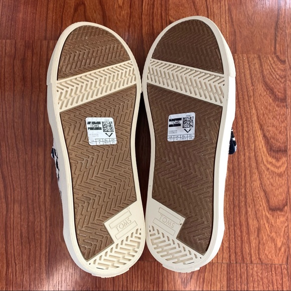 NWOT TOMS Sunset Stellar Blue Metallic Jacquard Embroidered Shoes - Sz 6 - Picture 10 of 10